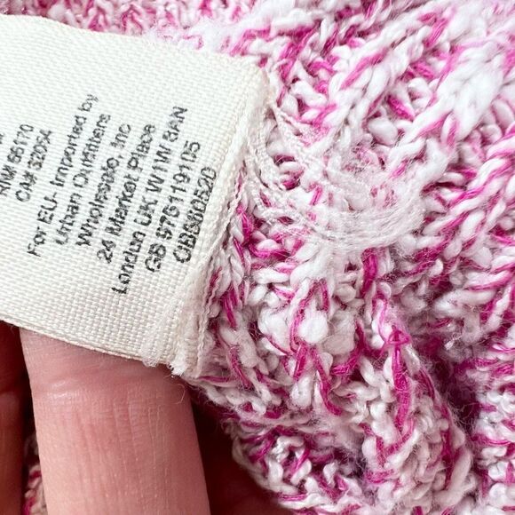 Free People Pullover Sweater Women's Medium Linen Blend Crew Neck Raglan Sleeve - Picture 7 of 10